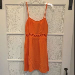 H&M Coral Cutout Dress ☀️🍦👓